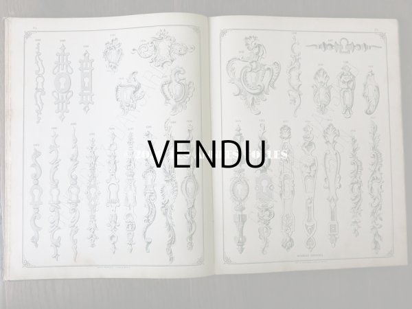 画像12: 1898年 アンティーク オーナメントのカタログ 198ページ - GENTHON & DANSARD - (12)