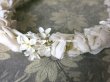 画像9: アンティーク 薔薇&ライラックの花冠 オフホワイト 布花のヘッドリース ティアラ (9)