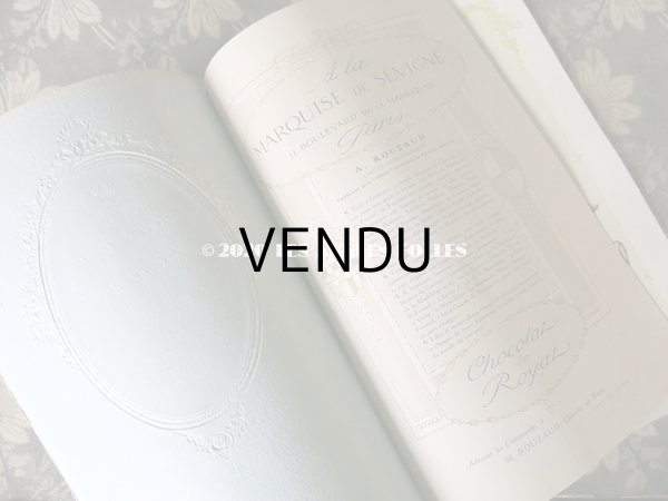 画像5: 1913年 アンティーク 【マルキーズ・ ドゥ・セヴィニエ】 のカタログ A LA MARQUISE DE SEVIGNE CHOCOLAT DE ROYAL (5)