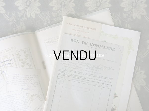 画像6: 1913年 アンティーク 【マルキーズ・ ドゥ・セヴィニエ】 のカタログ A LA MARQUISE DE SEVIGNE CHOCOLAT DE ROYAL (6)