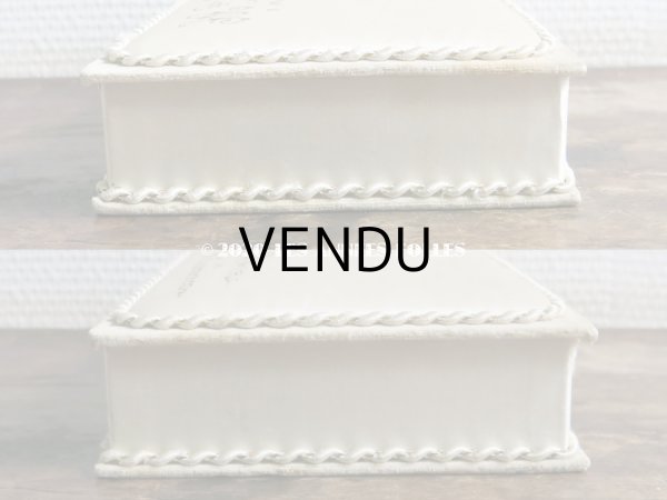 画像13: 1911年　アンティーク シルク製 初聖体のドラジェボックス プルミエール・コミュニオン (13)