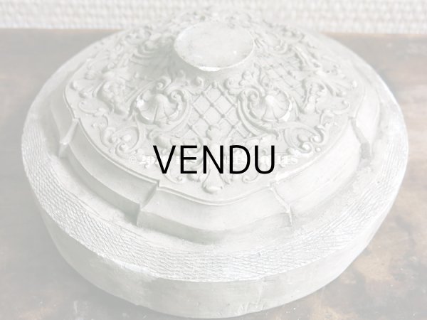 画像6: アンティーク 石膏のオーナメント ロカイユ装飾 (6)