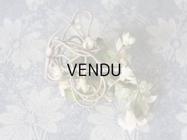 画像5: アンティーク ワックスフラワーのブーケ ブートニア (5)