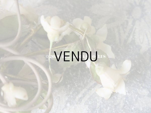 画像6: アンティーク ワックスフラワーのブーケ ブートニア (6)