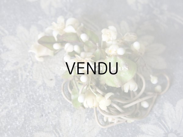 画像4: アンティーク ワックスフラワーのブーケ ブートニア (4)