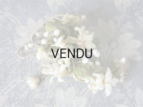 画像3: アンティーク ワックスフラワーのブーケ ブートニア (3)