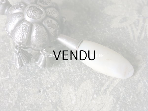 画像7: 19世紀 ナポレオン3世時代 アンティーク ラトル シルバー製  (7)