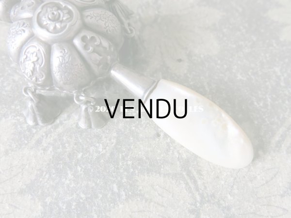 画像3: 19世紀 ナポレオン3世時代 アンティーク ラトル シルバー製  (3)