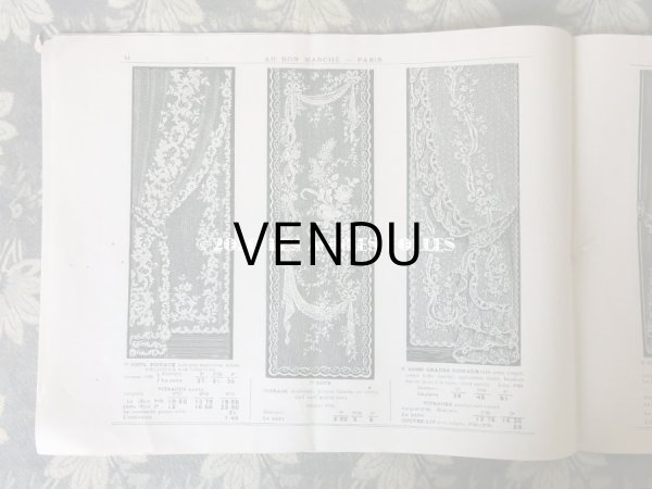 画像6: アンティーク ボンマルシェのカタログ　カーテン＆ベッドカバー RIDEAUX BLANCS - AU BON MARCHE - (6)