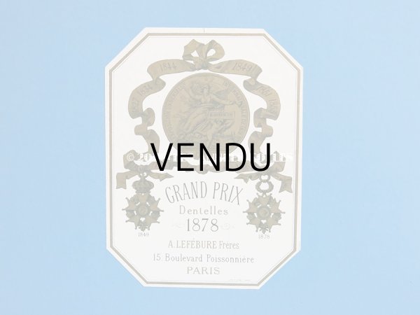 画像5: 19世紀末 アンティーク レースのアトリエの紙箱  (5)