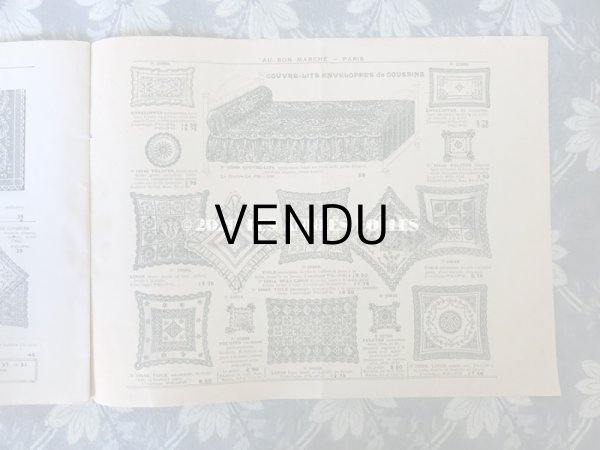 画像8: アンティーク ボンマルシェのカタログ　カーテン＆ベッドカバー RIDEAUX BLANCS - AU BON MARCHE - (8)