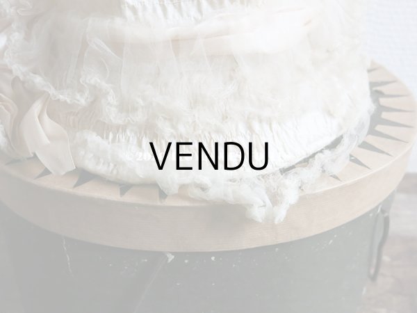 画像15: 19世紀末 アンティーク 小さな女の子用 帽子 箱付き パウダーピンクのシルクサテン＆シルクシフォン (15)