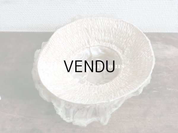 画像12: 19世紀末 アンティーク 小さな女の子用 帽子 箱付き パウダーピンクのシルクサテン＆シルクシフォン (12)