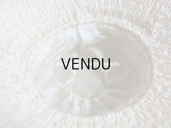 画像14: 19世紀末 アンティーク 小さな女の子用 帽子 箱付き パウダーピンクのシルクサテン＆シルクシフォン (14)