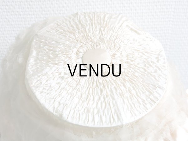 画像7: 19世紀末 アンティーク 小さな女の子用 帽子 箱付き パウダーピンクのシルクサテン＆シルクシフォン (7)