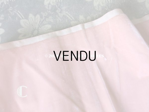 画像8: 1900年代 アンティーク ファブリック シルク製 ベルベット  (8)