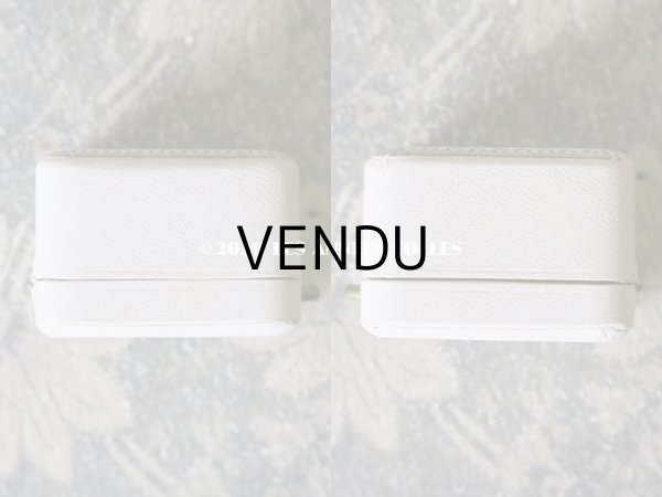 画像5: アンティーク ジュエリーボックス 金彩入り オフホワイト リングボックス (5)