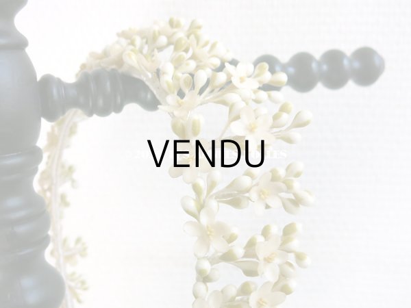 画像2: アンティーク ワックスフラワーのティアラ ウェディング 結婚式 ヘッドリース オレンジブロッサム (2)