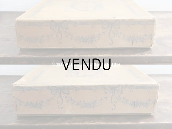 画像7: 1900年代 アンティーク プランタン百貨店の紙箱 CROQUETTES CHOCOLAT FONDANT - CONFISERIE DES SALONS DE THE DU PRINTEMPS - (7)