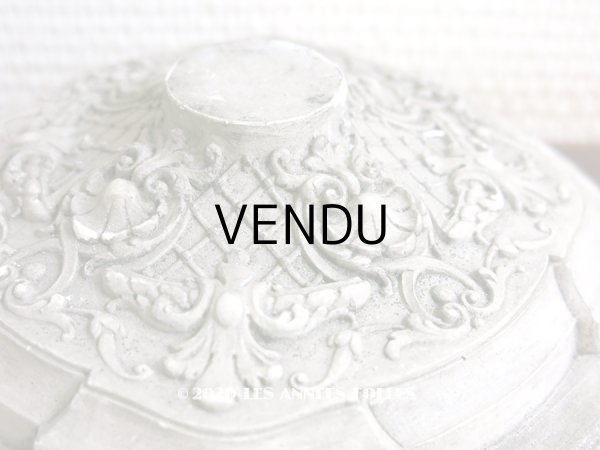 画像1: アンティーク 石膏のオーナメント ロカイユ装飾 (1)