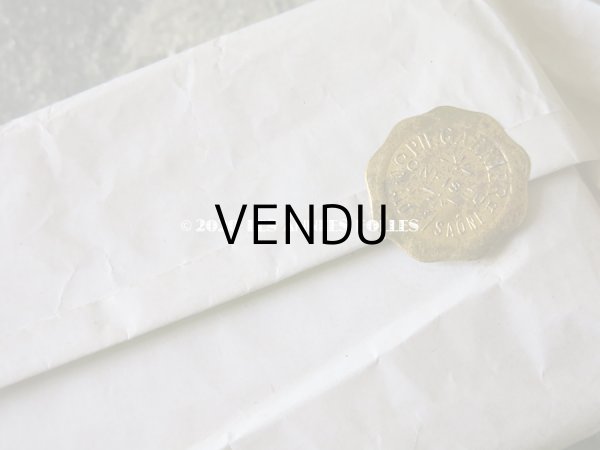 画像4: 未使用 1920年代 アンティーク  包装紙付き ドラジェのお菓子箱 淡いピンク色 バテム BAPTEME 薔薇のガーランド  (4)