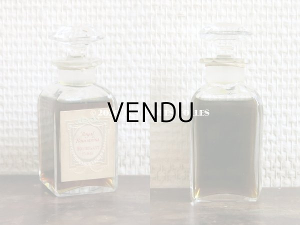 画像3: 1904年 アンティーク パフュームボトル 薔薇とリボンのガーランド バカラ社 クリスタル製 ROYAL BOUVARDIA - HOUBIGANT PARIS - (3)