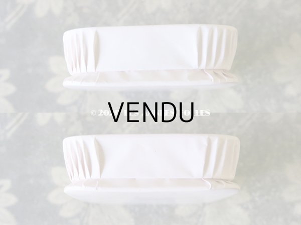 画像8: 未使用 1920年代 アンティーク  包装紙付き ドラジェのお菓子箱 淡いピンク色 バテム BAPTEME 薔薇のガーランド  (8)