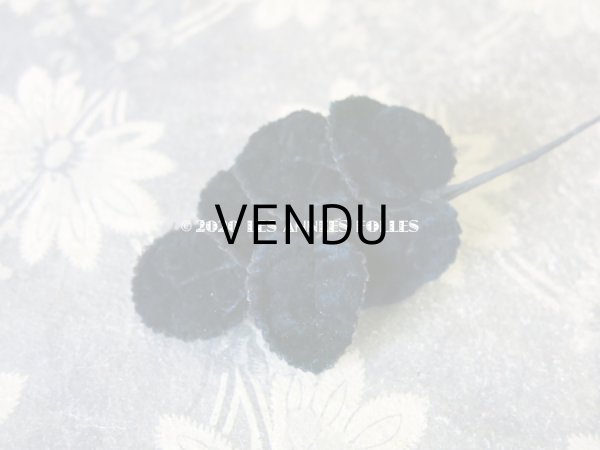 画像17: 未使用 1900年代 アンティーク 黒花のリース＆布花 5点のセット (17)