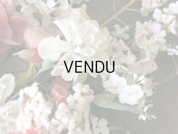 画像10: 19世紀 アンティーク ナポレオン3世時代 薔薇＆ライラックの大きなブーケ ウエディング (10)