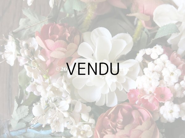 画像8: 19世紀 アンティーク ナポレオン3世時代 薔薇＆ライラックの大きなブーケ ウエディング (8)