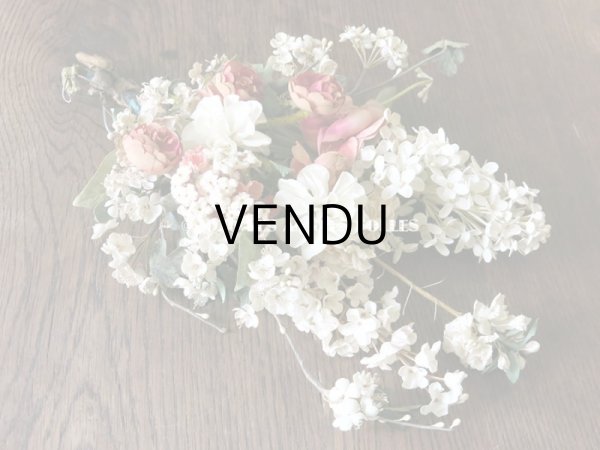 画像3: 19世紀 アンティーク ナポレオン3世時代 薔薇＆ライラックの大きなブーケ ウエディング (3)