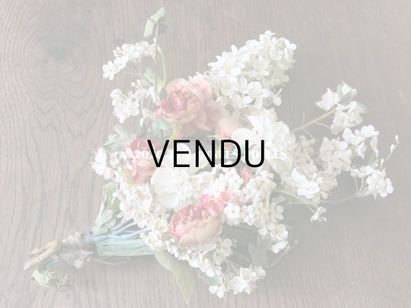 画像5: 19世紀 アンティーク ナポレオン3世時代 薔薇＆ライラックの大きなブーケ ウエディング (5)