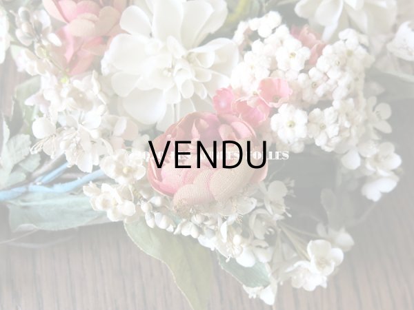 画像6: 19世紀 アンティーク ナポレオン3世時代 薔薇＆ライラックの大きなブーケ ウエディング (6)