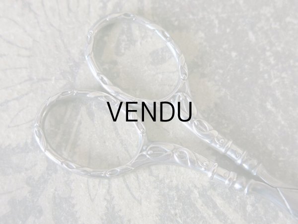 画像10: 19世紀末 アンティーク シルバー製 CHARLES MURAT ヤドリギの裁縫道具セット  (10)