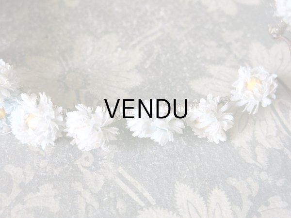 画像8: 1930年代 アンティーク ヴェールガールのヘッドリース デイジー (8)