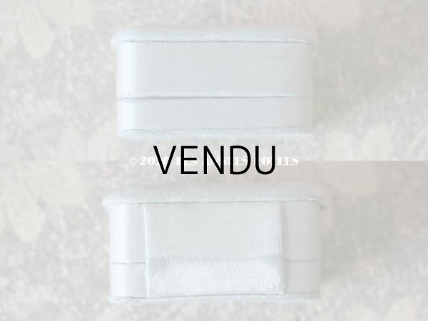 画像7: アンティーク ジュエリーボックス シルクサテン パウダーブルー (7)