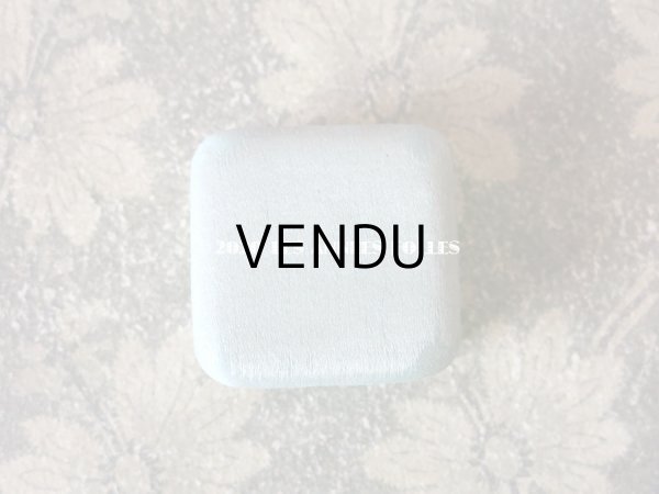 画像5: アンティーク ジュエリーボックス シルクサテン パウダーブルー (5)