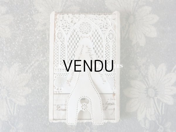 画像4: 1869年　アンティーク  初聖体 立体のカニヴェ　コミュ二オン　ポップアップ (4)