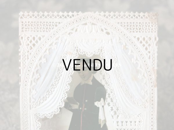 画像6: 1869年　アンティーク  初聖体 立体のカニヴェ　コミュ二オン　ポップアップ (6)