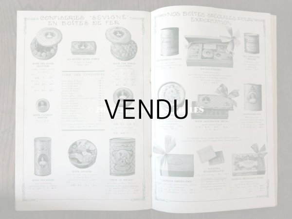 画像8: アンティーク 【マルキーズ・ ドゥ・セヴィニエ】 のカタログ A LA MARQUISE DE SEVIGNE CHOCOLAT DE ROYAL (8)
