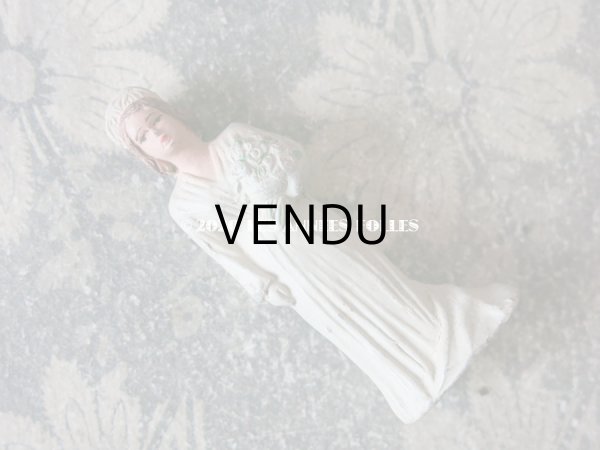 画像3: アンティーク 花嫁の石膏人形 ウェディング (3)