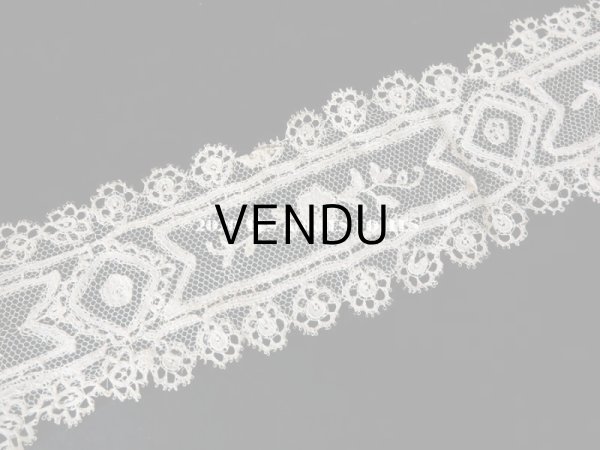 画像9: 19世紀　アンティーク バルブ・ド・ボネ 薔薇 アプリカシオン・アングルテール　 (9)