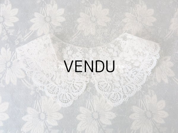 画像6: 19世紀末 アンティーク 付け襟　ポワン・ダングルテール  (6)