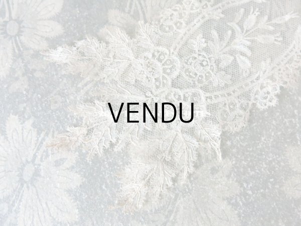 画像13: 19世紀　アンティーク バルブ・ド・ボネ 薔薇 アプリカシオン・アングルテール　 (13)