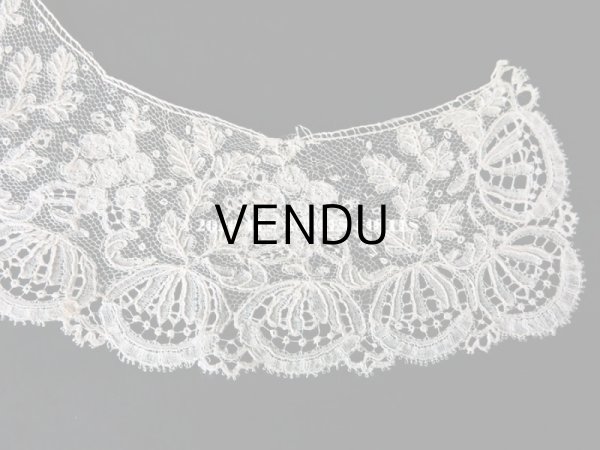 画像5: 19世紀末 アンティーク 付け襟　ポワン・ダングルテール  (5)