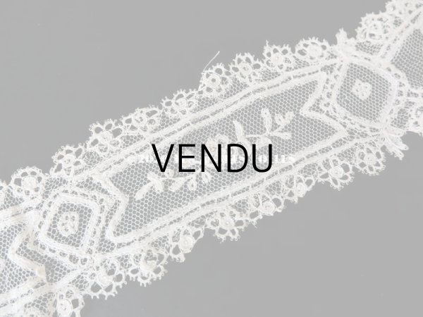 画像10: 19世紀　アンティーク バルブ・ド・ボネ 薔薇 アプリカシオン・アングルテール　 (10)