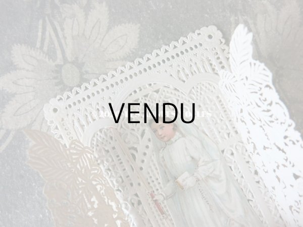 画像5: アンティーク 初聖体のカニヴェ 見開き型 プルミエール・コミュ二オン (5)