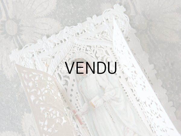 画像5: アンティーク 初聖体のカニヴェ 見開き型 プルミエール・コミュ二オン (5)