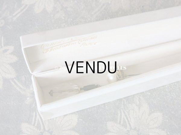 画像8: 1900年代 アンティーク ファンのボックス 金彩色入り (8)