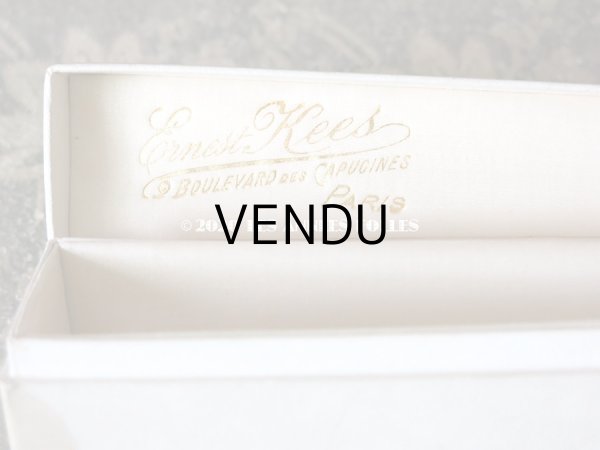 画像4: 1900年代 アンティーク ファンのボックス 金彩色入り (4)